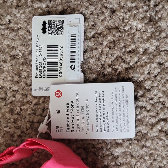 Lululemon Lipgloss Fast And Free Run Hat *Pony NWT - Picture 3 of 7